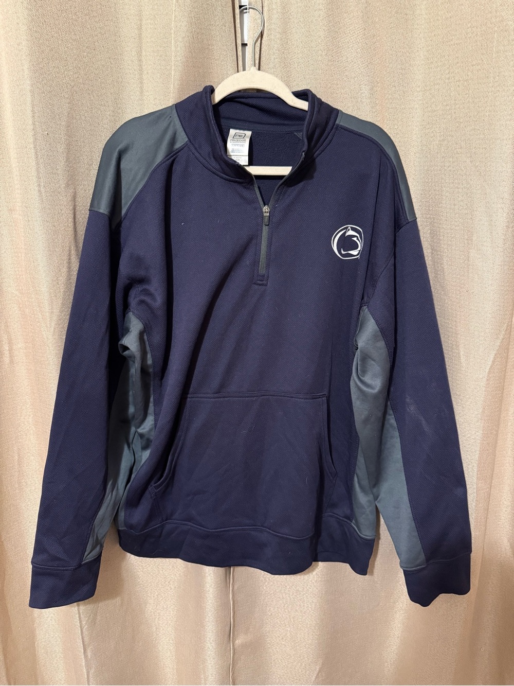 Penn State Nittany Lions ProEdge 1/4 Zip Pullover Men’s XL Navy PSU Football